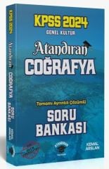 SÜPER FİYAT - Atandıran 2024 KPSS Coğrafya Soru Bankası Çözümlü - Kemal Arslan Atandıran Yayıncılık