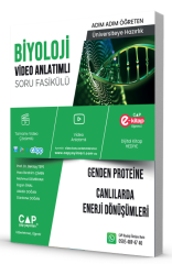 Çap Yayınları YKS TYT AYT Biyoloji Genden Proteine Canlılarda Enerji Dönüşümleri Video Anlatımlı Soru Fasikülü Çap Yayınları