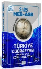 SÜPER FİYAT - CBA Yayınları 2025 MEB-AGS Türkiye Coğrafyası Konu Anlatımı Pusula Serisi - Barış Salt CBA Yayınları