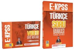 İndeks Akademi 2026 EKPSS Türkçe Video Ders Notları + Soru Bankası 2 li Set - Yusuf Emre Aslan İndeks Akademi Yayıncılık