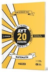 Hız Yayınları YKS AYT Matematik 1. Dönem Konuları 20 Deneme 6. Kitapçık Hız Yayınları