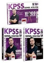 Yargı 2026 KPSS Vatandaşlık Video Ders Notları + Soru Bankası + 44 Deneme 3 lü Set - Özgür Özkınık Yargı Yayınları