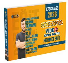 Eğit Akademi 2026 KPSS MEB-AGS Coğrafya Video Ders Notu - Mehmet Eğit Eğit Akademi