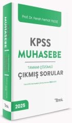 Temsil 2025 KPSS A Grubu Muhasebe Çıkmış Sorular Çözümlü - Ferhat Yıldız Temsil Yayınları