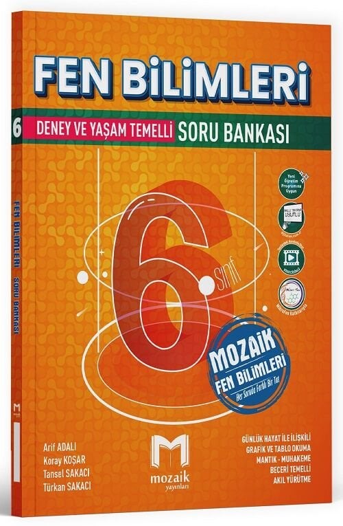 Mozaik 6. Sınıf Fen Bilimleri Soru Bankası Mozaik Yayınları