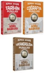 CBA Yayınları 2026 KPSS Tarih + Coğrafya + Vatandaşlık Pusulası Soru Bankası 3 lü Set CBA Yayınları