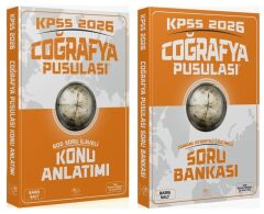 CBA Yayınları 2026 KPSS Coğrafya Pusulası Konu Anlatımı + Soru Bankası 2 li Set - Barış Salt CBA Yayınları
