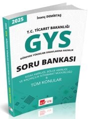 Akfon 2025 GYS TC Ticaret Bakanlığı Kısım Amirliği, Bölge Amirliği ve Kaçakcılık İstihbarat Müdürlüğü Tüm Konular Soru Bankası Görevde Yükselme Akfon Yayınları