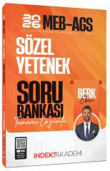 İndeks Akademi 2026 MEB-AGS Sözel Yetenek Soru Bankası Çözümlü - Berk Ekici İndeks Akademi Yayıncılık