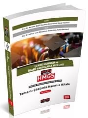 Savaş 2025 HMGS İdare Hukuku ve İdari Yargılama Hukuku Hazırlık Kitabı Çözümlü - Nurettin Bilici, Selman Sacit Boz Savaş Yayınları