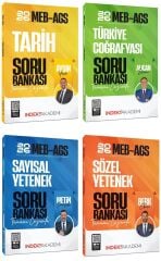 İndeks Akademi 2026 MEB-AGS Tarih + Türkiye Coğrafyası + Sayısal + Sözel Yetenek Soru Bankası 4 lü Set İndeks Akademi Yayıncılık