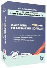 4T Yayınları KPSS A Grubu Makro İktisat, Para-Banka-Kredi Tüm Çıkmış Sorular Çözümlü 17. Baskı - Yüksel Bilgili Bayraktar 4T Yayınları