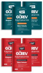 Öğretir GÖREV Kaymakamlık Mevzuat Çalışma Kitabı + Soru Bankası 2 li Set - Murat Aksel Öğretir Yayınları
