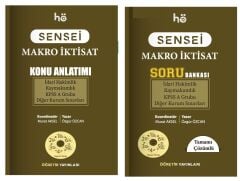 Öğretir SENSEİ Kaymakamlık KPSS Hakimlik Makro İktisat Konu + Soru Bankası 2 li Set - Özgür Özcan Öğretir Yayınları