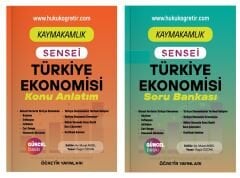 Öğretir SENSEİ Kaymakamlık Türkiye Ekonomisi Konu + Soru Bankası 2 li Set - Özgür Özcan Öğretir Yayınları