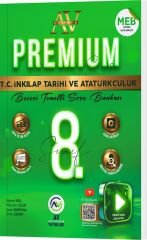 Av Yayınları 8. Sınıf TC İnkılap Tarihi ve Atatürkçülük Premium Beceri Temelli Soru Bankası Çözümlü Av Yayınları