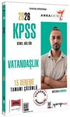 Yargı 2026 KPSS Vatandaşlık 15 Deneme Çözümlü Anka Ekibi - Mustafa Erkol Yargı Yayınları