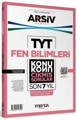 Marka 2025 YKS TYT Fen Bilimleri Çıkmış Sorular Son 7 Yıl Tıpkı Basım Arşiv Serisi Çözümlü Marka Yayınları