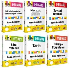 Data 2026 MEB-AGS Tüm Dersler Konu Anlatımlı Ultra Serisi 6 lı Set Data Yayınları