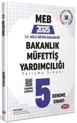 Data 2025 MEB Bakanlık Müfettiş Yardımcılığı 5 Deneme Çözümlü Data Yayınları