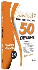Temsil 2025 MEB-AGS Mevzuat MAARİF 50 Deneme Çözümlü - Cemil Çetin Temsil Kitap Yayınları