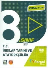 Pergel 8. Sınıf TC İnkılap Tarihi ve Atatürkçülük Konu Kitabı Pergel Yayınları