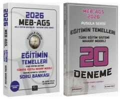 CBA Yayınları 2026 MEB-AGS Eğitimin Temelleri Soru Bankası + 20 Deneme Pusula Serisi 2 li Set - Okan Yolcu CBA Yayınları