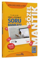 Türkçecim TV KPSS DGS ALES MEB-AGS Sözel Mantık Soru Bankası Çözümlü - Ali Özbek Türkçecim TV Yayınları