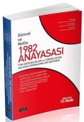 Savaş Güncel ve Notlu 1982 Anayasası 10. Baskı Savaş Yayınları
