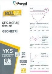 Pergel YKS AYT Geometri Çek Kopar Testleri Pergel Yayınları