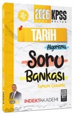 İndeks Akademi 2026 KPSS Tarih Algoritma Soru Bankası Çözümlü - Aydın Yüce İndeks Akademi Yayıncılık