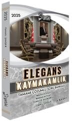 Yetki 2025 Kaymakamlık ELEGANS Soru Bankası Çözümlü 6. Baskı - İsmail Şimşek Yetki Yayıncılık