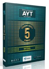 Toprak YKS AYT Sayısal E-RAY 5 Deneme Toprak Yayıncılık