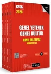 Pegem 2026 KPSS Genel Yetenek Genel Kültür Konu Anlatımlı Modüler Set Pegem Akademi Yayınları