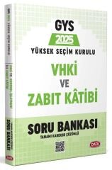 Data 2025 GYS YSK VHKİ ve Zabıt Katibi Soru Bankası Görevde Yükselme Data Yayınları
