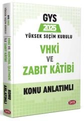 Data 2025 GYS YSK VHKİ ve Zabıt Katibi Konu Anlatımı Görevde Yükselme Data Yayınları