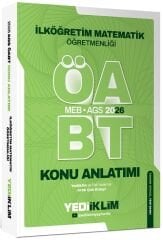 Yediiklim 2026 ÖABT MEB-AGS İlköğretim Matematik Öğretmenliği Konu Anlatımı Yediiklim Yayınları