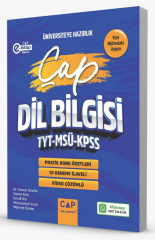 Çap Yayınları YKS TYT KPSS MSÜ Dil Bilgisi Pratik Konu Özetleri Çap Yayınları