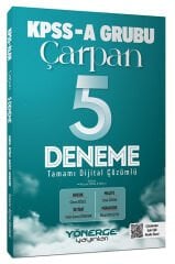 Yönerge 2026 KPSS A Grubu Çarpan 5 Deneme Çözümlü - Alican Dovletov Yönerge Yayınları