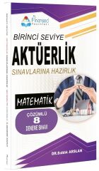 Finansed Birinci Seviye Aktüerlik Sınavları Matematik 8 Deneme Çözümlü - Sıddık Arslan Finansed Yayınları