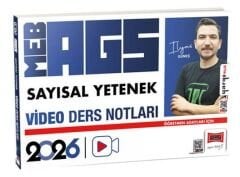Yargı 2026 MEB-AGS Sayısal Yetenek Video Ders Notları - İlyas Güneş Yargı Yayınları