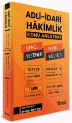 Temsil Adli İdari Hakimlik Genel Yetenek Genel Kültür Konu Anlatımı Temsil Kitap Yayınları