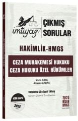 İmtiyaz 2025 Hakimlik HMGS Ceza Muhakemesi Hukuku, Ceza Hukuku Özel Hükümler Çıkmış Sorular Çözümlü - Metin Kaya İmtiyaz Yayıncılık