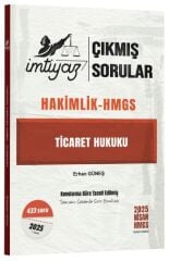 İmtiyaz 2025 Hakimlik HMGS Ticaret Hukuku Çıkmış Sorular Çözümlü - Erhan Güneş İmtiyaz Yayıncılık