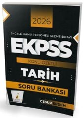 Pelikan 2026 EKPSS Tarih Konu Özetli Soru Bankası - Cesur Erdem Pelikan Yayınları