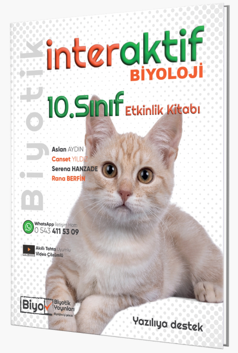 Biyotik 10. Sınıf Biyoloji İnteraktif Etkinlik Kitabı Biyotik Yayınları