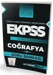 Pelikan 2026 EKPSS Coğrafya Konu Özetli Soru Bankası - Ali İhsan Atalay Pelikan Yayınları