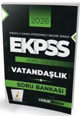 Pelikan 2026 EKPSS Vatandaşlık Konu Özetli Soru Bankası - Cesur Erdem Pelikan Yayınları