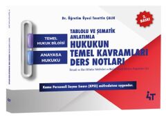 4T Yayınları Tablolu ve Şematik Anlatımla Hukukun Temel Kavramları Ders Notları 2. Baskı - Tacettin Çalık 4T Yayınları