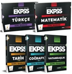 Pelikan 2026 EKPSS Konu Özetli Soru Bankası 5 li Set Pelikan Yayınları